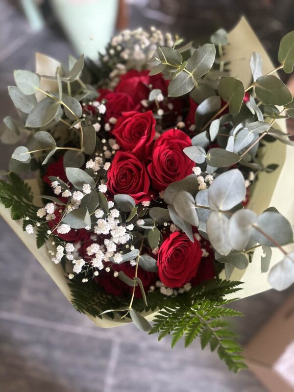 Ramo de 12 Rosas Rojas