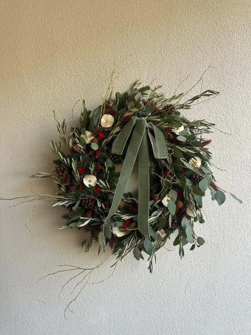Coronas de Navidad artesanales ALBA